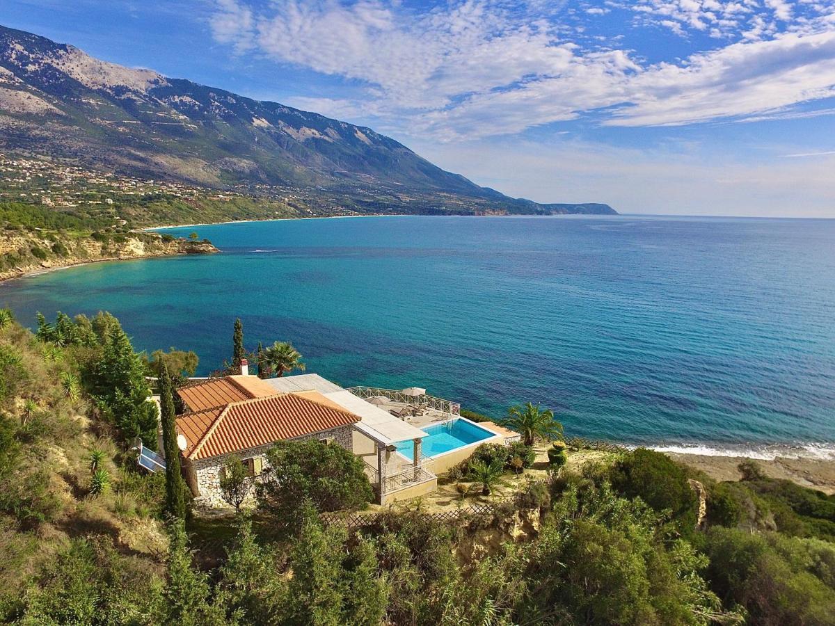 Stone Villa Kefaloniaprivatevillas Trapezaki  Esterno foto