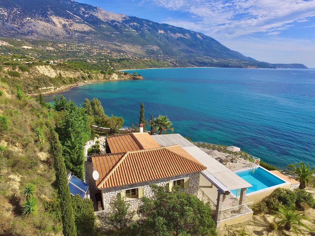 Stone Villa Kefaloniaprivatevillas Trapezaki  Esterno foto